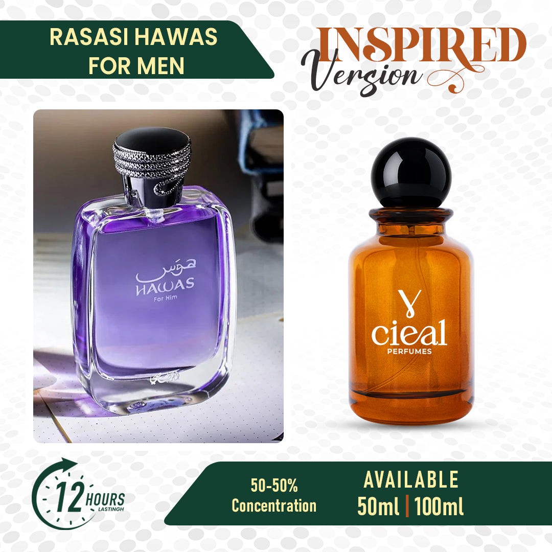 INSPIRED VERSION OF RASASI – HAWAS (FOR MEN)
